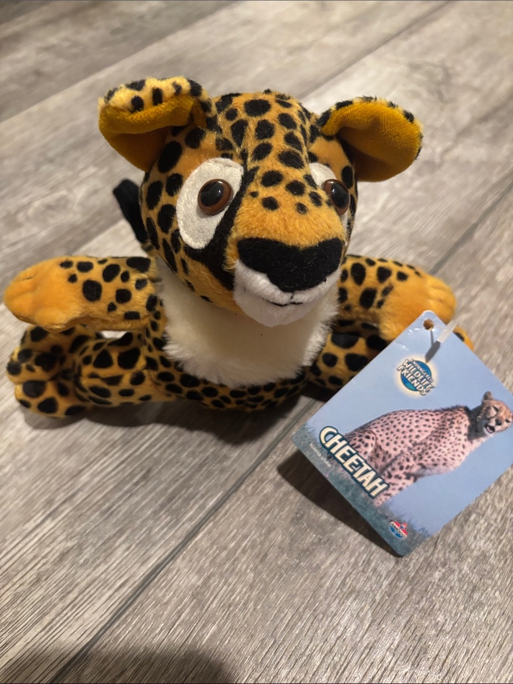 Vintage Endangered Wildlife Friends cheetah plush